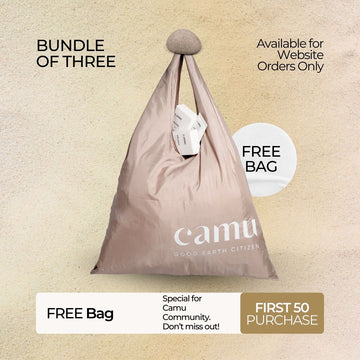 Bundle of 3 + FREE CAMU BAG - Camu Ultimate Organic Sunscreen SPF50+
